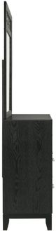 New Classic® Home Furnishings Obsidian Black Dresser and Mirror Set-4