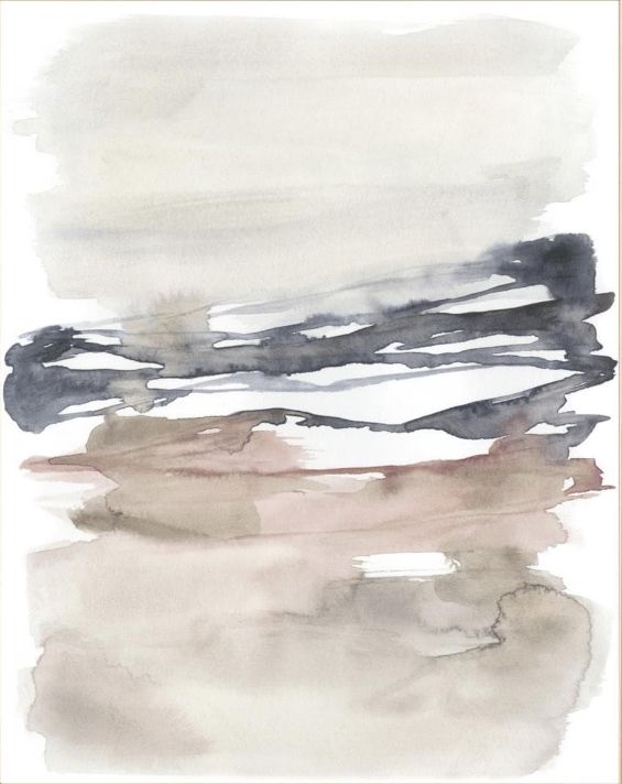 Classy Living Jennifer Goldberger Tiered Horizon Line I Wall Art-1
