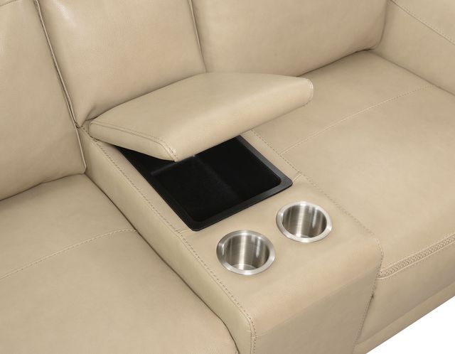 Steve Silver Co. Akari Surly Sand Dual-Power Console Reclining Loveseat-3