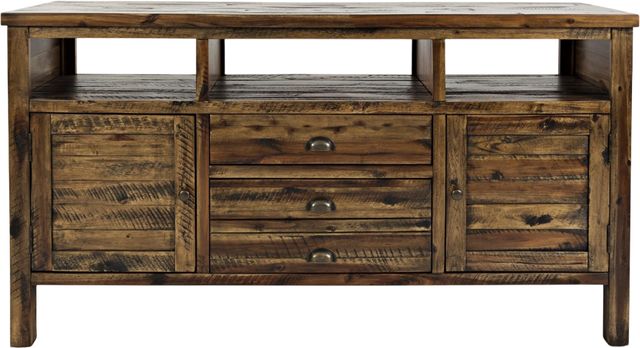 Jofran Inc. Artisan's Craft Dakota Oak 60" Media Console-1