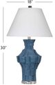Bassett Mirror Kenora Dark Blue Table Lamp-3