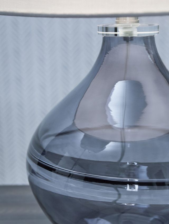 Signature Design by Ashley® Lemmitt Navy Table Lamp-2