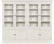 Hammary® Structures White Quad Door Display Cabinet-0