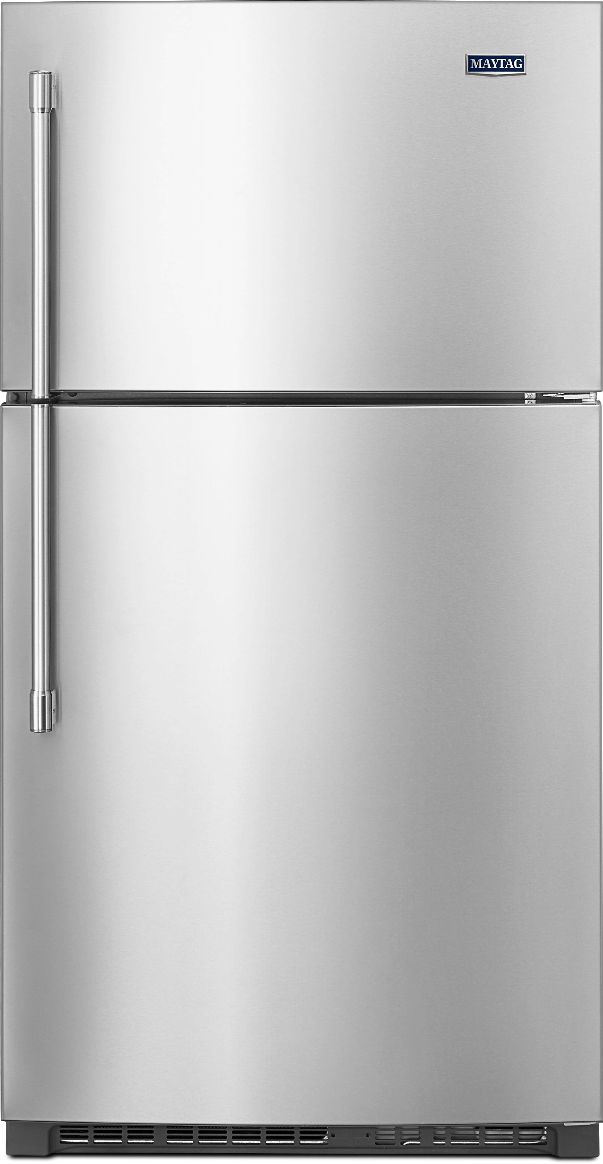 Maytag® 33" 21.2 Cu. Ft. Fingerprint Resistant Stainless Steel Top Freezer Refrigerator-0