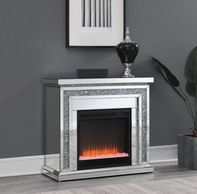 Coaster® Lorelai Mirror Freestanding Fireplace-7