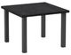 Homecrest™ Outdoor Living Customizable Timber Aluminum/Wood 42" Square Outdoor Dining Table with Post Base and Umbrella Hole-0