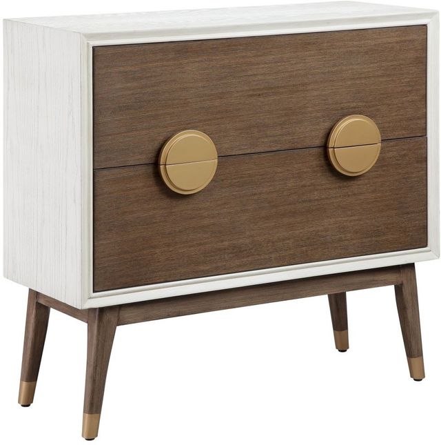 Olliix by Madison Park Cream/Pecan Caterina Accent Chest-2