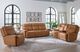 Bassett® Furniture Club Level Fletcher Antelope Power Reclining Loveseat with Console-3