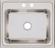 Elkay Lustertone® Classic Lustrous Satin 25" x 22" x 10-3/8" 2-Hole Single Bowl Drop-In Sink-1