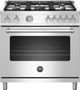 Bertazzoni Master Series 36" Stainless Steel Freestanding Gas Range-0