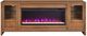 aspenhome® Sandro Brushed Bourbon 80" Fireplace Console-4
