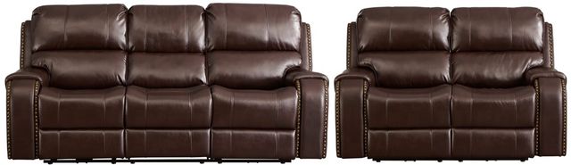 Signature Design by Ashley® Latimer 2-Piece Brown Power Reclining Living Room Set-0