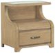 Legacy Classic Flow Sandstone 1-Drawer Nightstand-0