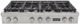 Kucht Professional KFX Series 48" Stainless Steel Natural Gas Range Top with Classic Silver Knobs-0