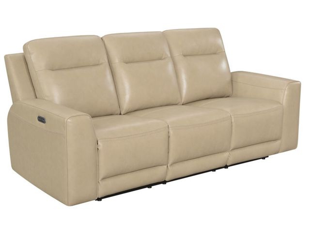 Steve Silver Co. Akari Surly Sand Dual-Power Recliner Sofa-1