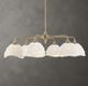 Uttermost® Biddeford Matte Gold/Matte White 6-Light Pendant-1
