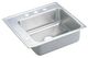 Elkay Lustertone® Classic Lustrous Satin Stainless Steel 5" Single Bowl Drop-in Classroom ADA Sink-0