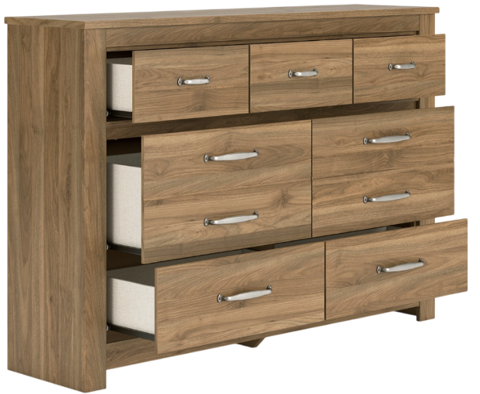 Ashley® Zanbrook Brown Dresser | Furniture and ApplianceMart