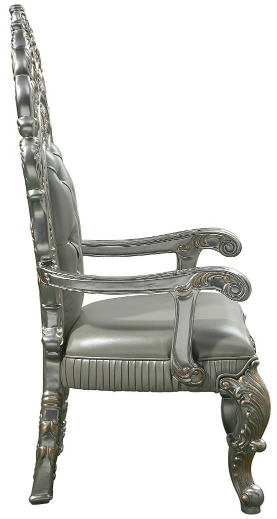 ACME Furniture Sandoval 2-Piece Champagne Arm Chair Set-3