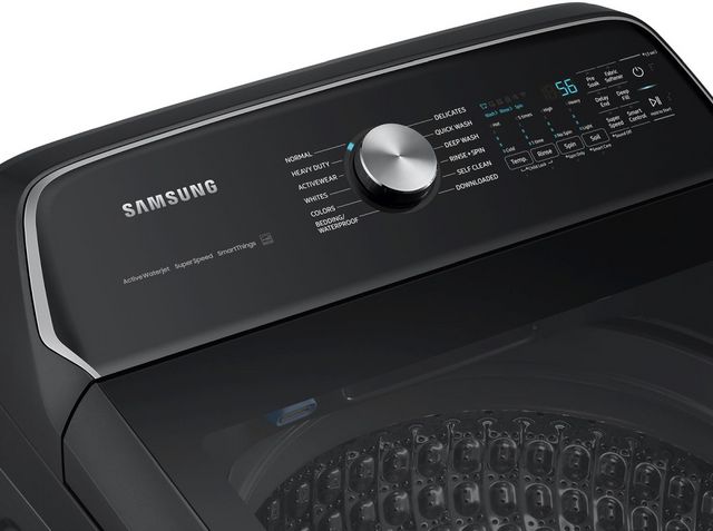Samsung Brushed Black Laundry Pair-8