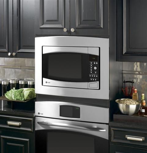 GE Profile™ 27" Microwave Deluxe Trim Kit-Stainless Steel-0