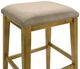 Armen Living Jane 3-Piece Amber Glow/Twilight Taupe Counter Stool Set-5