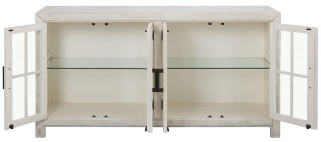 Magnussen Home® Bronwyn Alabaster Buffet Curio-4