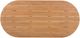 Moe's Home Collection Delta Natural Teak Outdoor Oval Dining Table -3