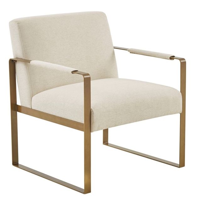 Olliix by Martha Stewart Jayco Cream Accent Chair-1