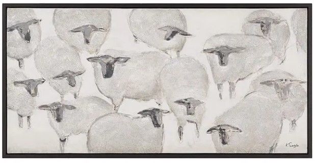 Renwil® Shah Dark Gray Wall Art-0