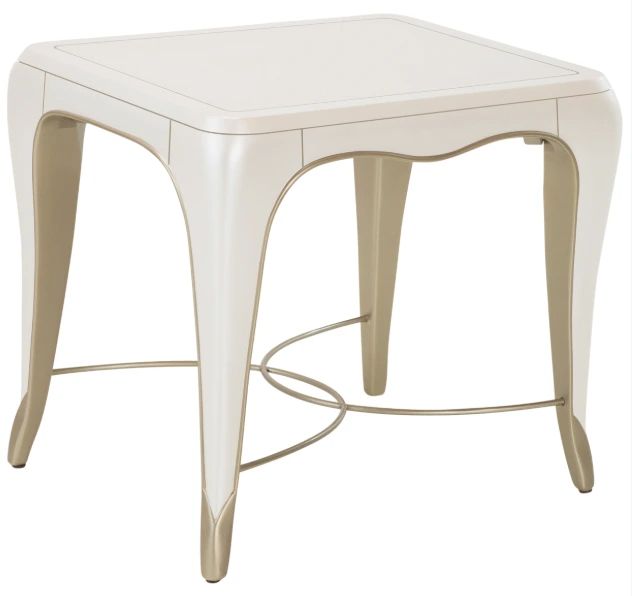 Michael Amini® London Place Creamy Pearl End Table-0