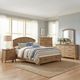 Intercon Jackson Golden Oak 3pc King Storage Bedroom Group-0