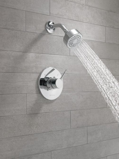 Delta Modern Monitor 14 Series Chrome Single Handle Lever Shower Trim-4
