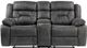 Homelegance® Madrona Hill Gray Manual Reclining Loveseat-2