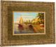 Classy Living Bulo Santo Domingo Harbor 34"W Wall Art-3