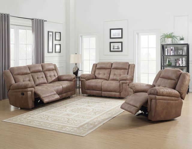 Steve Silver Co. Anastasia 3-Piece Cocoa Motion Set-0