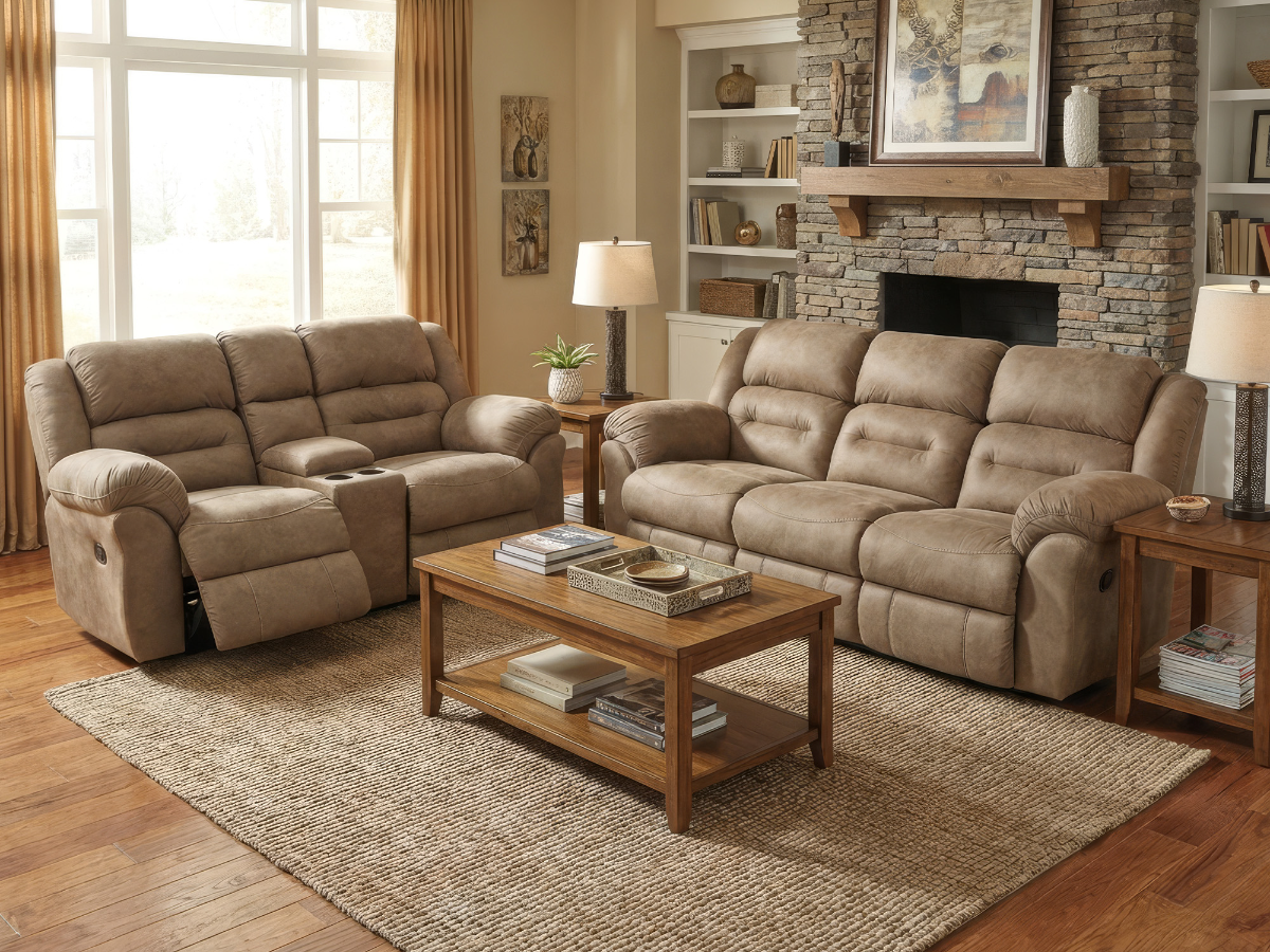 Enzo Brown Sofa | Bob Mills Furniture