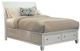 Coaster® Sandy Beach Whtie King Sleigh Headboard-1
