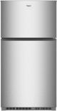 Whirlpool® 33" 21.3 Cu. Ft. Fingerprint Resistant Stainless Steel Top Freezer Refrigerator with Total Coverage Cooling-0