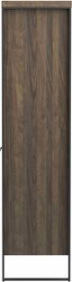 Coaster® Pattinson Aged Walnut/Gunmetal Rectangular Bookcase-4