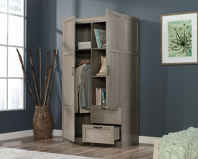 Sauder® Select Silver Sycamore™ Wardrobe-2