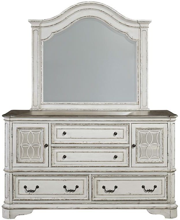 Liberty Furniture Magnolia Manor Arched Mirror - Thumbnail 2