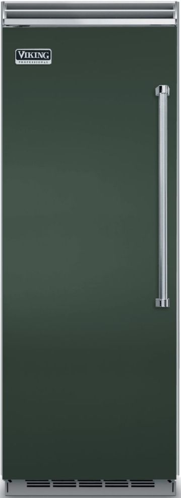 Viking® 5 Series 15.9 Cu. Ft. Blackforest Green Professional Left Hinge All Freezer-0