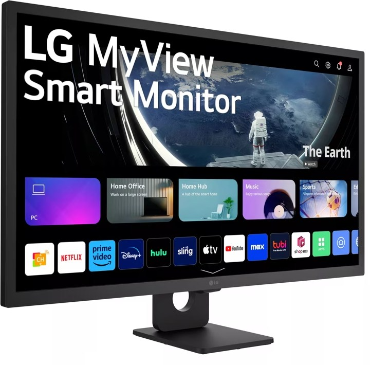 LG 32" Full HD IPS MyView Smart Monitor - Thumbnail 2