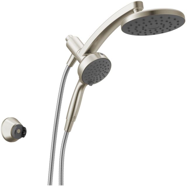 Delta Universal Showering PivotPro™ Spotshield Brushed Nickel 3-in-1 Combination Shower with TouchClean® Spray Face-0