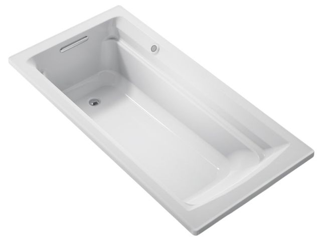 KOHLER® Archer® Ice Gray 72" x 36" Drop-In Bath with Bask® Heated Surface-0