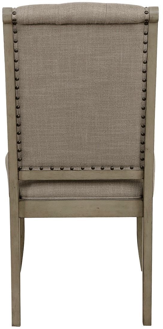 Homelegance® Vermillion Cream Side Chair-3