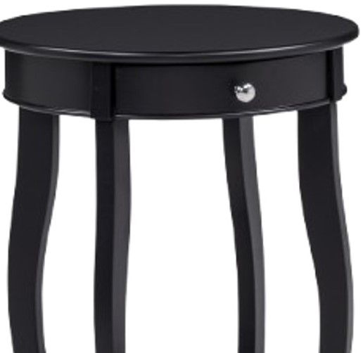 Crown Mark Jacie Black Chairside Table-3