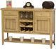 American Heartland Manufacturing Poplar Wine Buffet -1