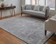 Feizy 6989F Eastfield Dark Gray 5'x8' Area Rug-5